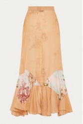 NIDODILEDA Unique Skirt Light Peach Beige