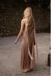 NIDODILEDA Unison Dress Satin Sequined Tulle Embellisment