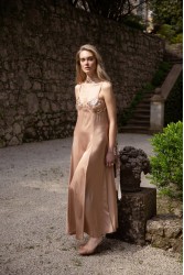 NIDODILEDA Unison Dress Satin Sequined Tulle Embellisment