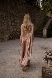 NIDODILEDA Unison Dress Satin Sequined Tulle Embellisment