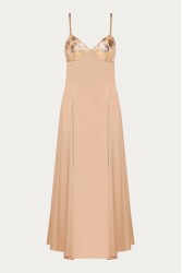 NIDODILEDA Unison Dress Satin Sequined Tulle Embellisment