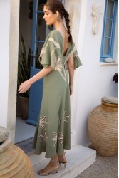 NIDODILEDA Upcurrent Tunic Embroidered Cut Out Lace Embellished