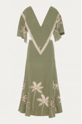 NIDODILEDA Upcurrent Tunic Embroidered Cut Out Lace Embellished