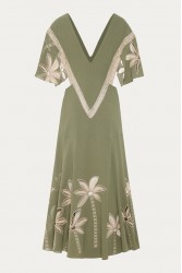 NIDODILEDA Upcurrent Tunic Embroidered Cut Out Lace Embellished