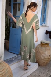 NIDODILEDA Upcurrent Tunic Embroidered Cut Out Lace Embellished