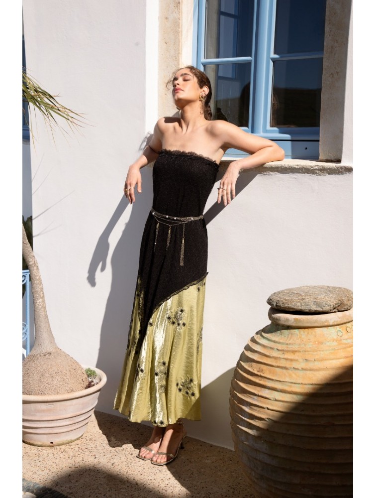 NIDODILEDA Vector Dress Lace Floral Beaded