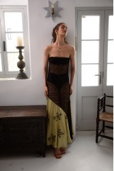 NIDODILEDA Vector Dress Lace Floral Beaded