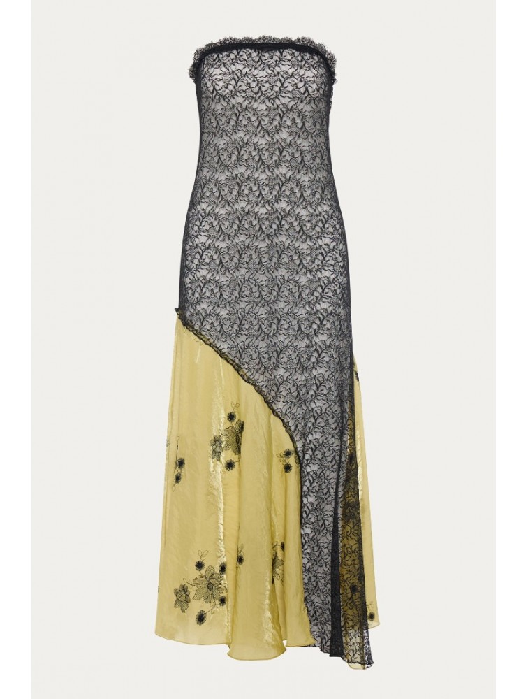 NIDODILEDA Vector Dress Lace Floral Beaded