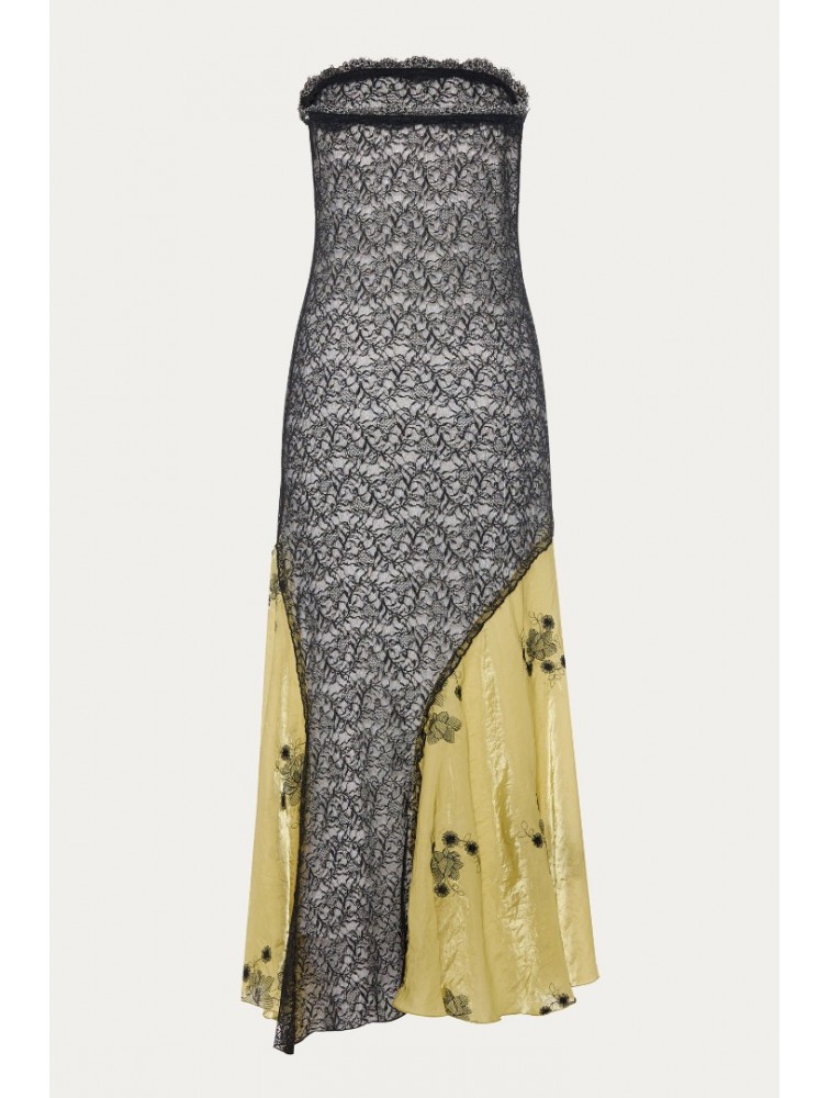 NIDODILEDA Vector Dress Lace Floral Beaded