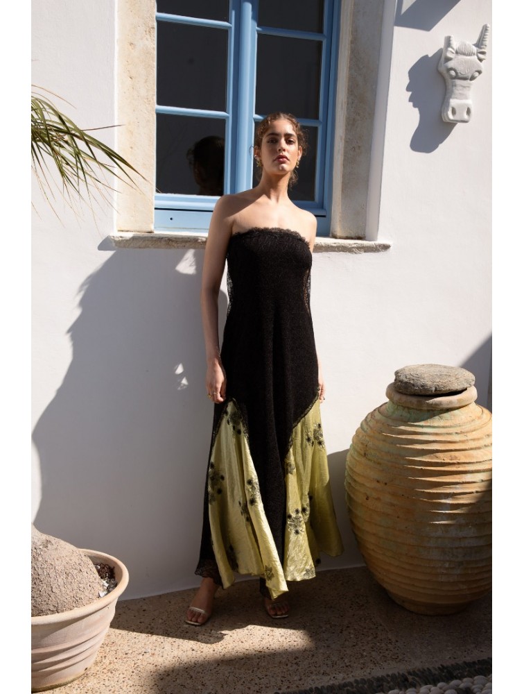 NIDODILEDA Vector Dress Lace Floral Beaded
