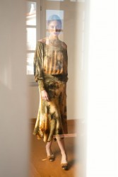 NIDODILEDA Wandering Dress Smocked Tie Dye