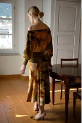 NIDODILEDA Wandering Dress Smocked Tie Dye