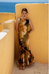 NIDODILEDA Wharea Dress Smocked Tie Dye