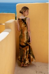 NIDODILEDA Wharea Dress Smocked Tie Dye