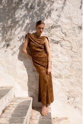 NIDODILEDA Wisdom Dress Dark Brown