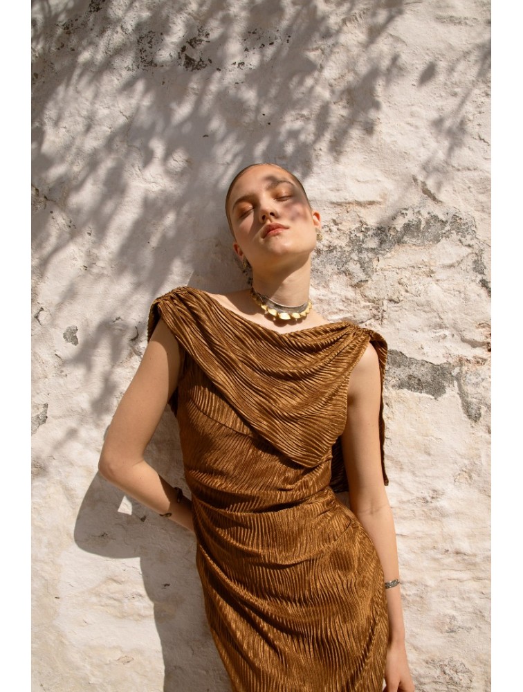 NIDODILEDA Wisdom Dress Dark Brown