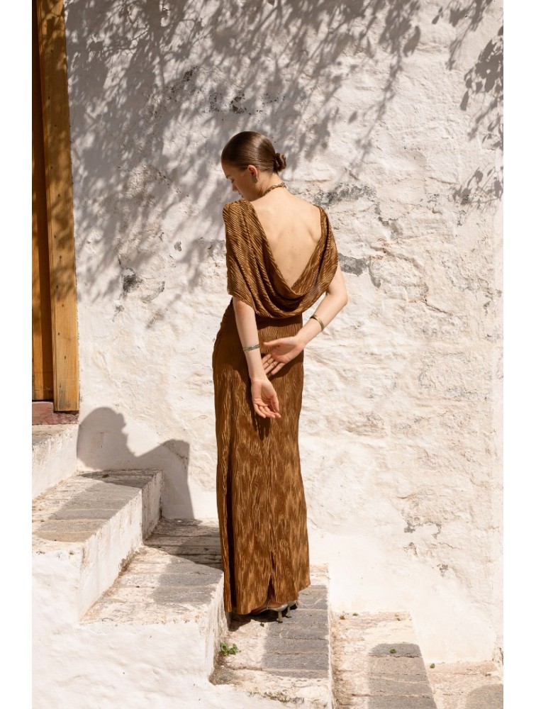 NIDODILEDA Wisdom Dress Dark Brown