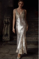 NIDODILEDA Wonder Dress Silvery Ασημί Φόρεμα