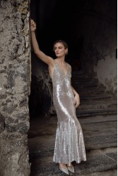 NIDODILEDA Wonder Dress Silvery Ασημί Φόρεμα