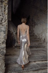 NIDODILEDA Wonder Dress Silvery Ασημί Φόρεμα