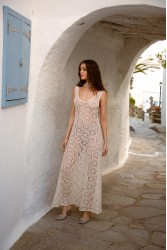 NIDODILEDA Ysella Dress Crochet Beaded