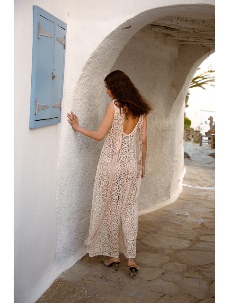NIDODILEDA Ysella Dress Crochet Beaded