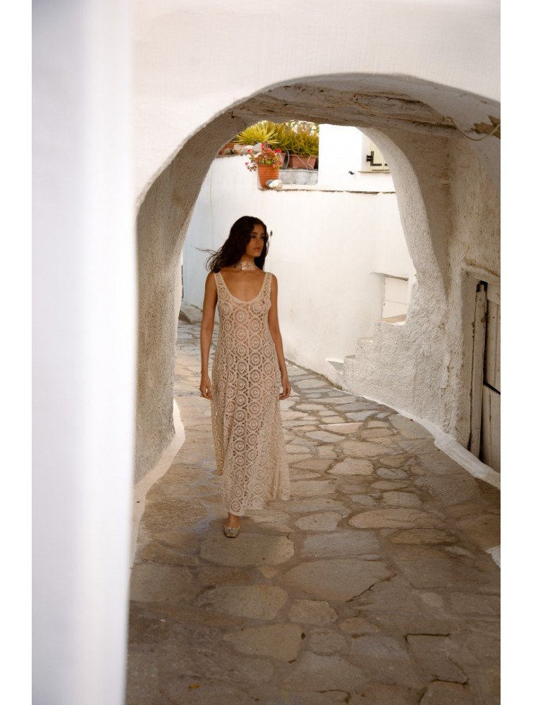 NIDODILEDA Ysella Dress Crochet Beaded