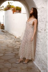 NIDODILEDA Ysella Dress Crochet Beaded