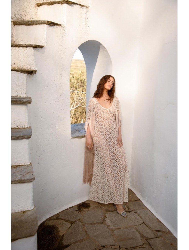NIDODILEDA Ysella Dress Crochet Beaded