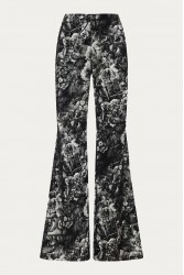 NIDODILEDA Flores Flares Black and White Pants