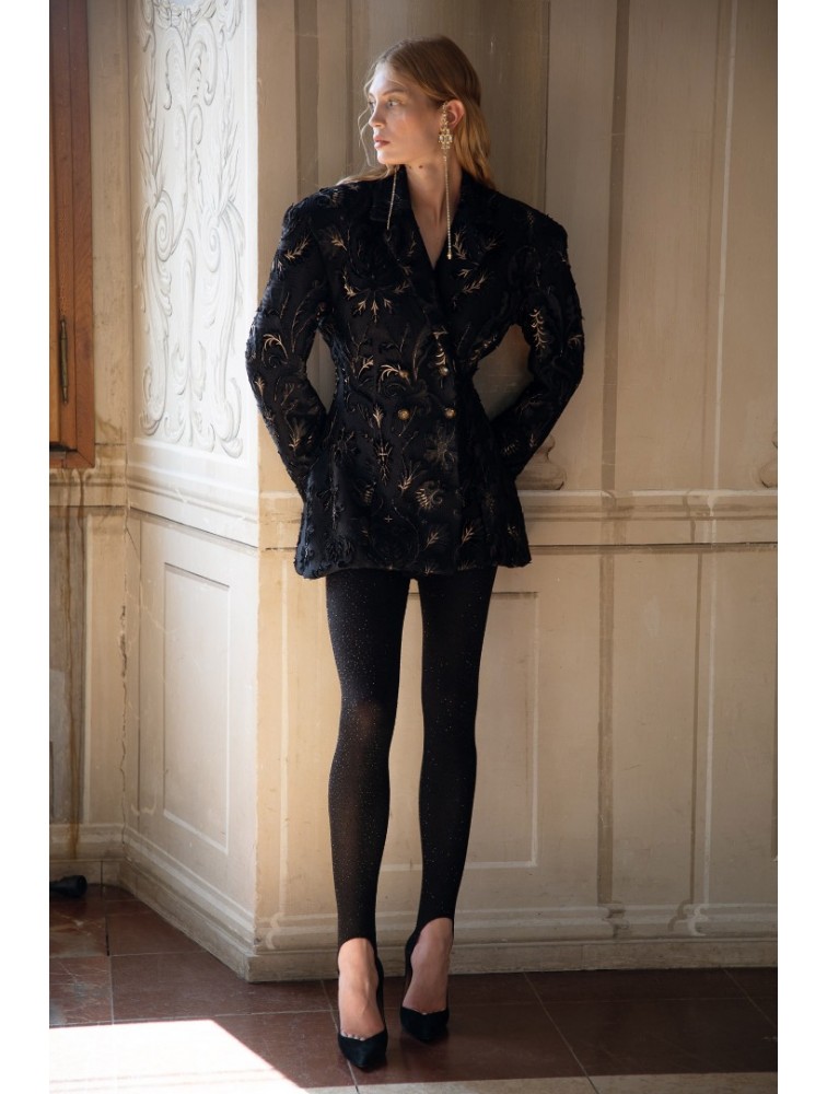 Nidodileda Quam Blazer Black Μαύρο Μπλέιζερ
