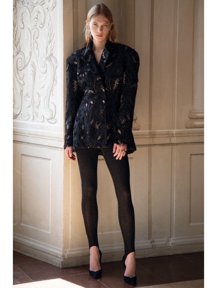 Nidodileda Quam Blazer Black Μαύρο Μπλέιζερ