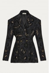 Nidodileda Quam Blazer Black Μαύρο Μπλέιζερ