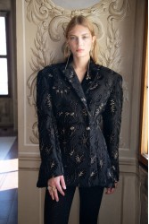 Nidodileda Quam Blazer Black Μαύρο Μπλέιζερ