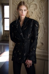 Nidodileda Quam Blazer Black Μαύρο Μπλέιζερ