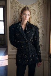 Nidodileda Quam Blazer Black Μαύρο Μπλέιζερ