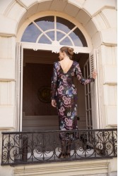 NIDODILEDA Piper Dress Φλοράλ Παγέτα Φόρεμα