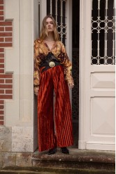 NIDODILEDA Silas Pants Πορτοκαλί Παντελόνα