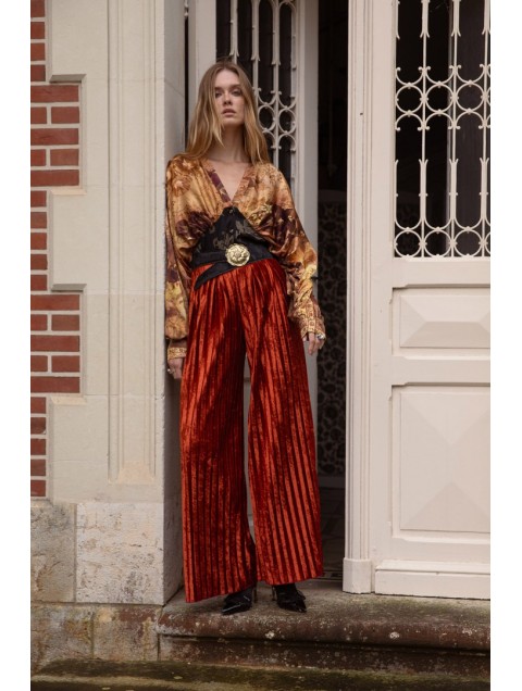 NIDODILEDA Silas Pants Πορτοκαλί Παντελόνα