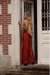 NIDODILEDA Silas Pants Πορτοκαλί Παντελόνα