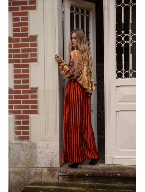 NIDODILEDA Silas Pants Πορτοκαλί Παντελόνα