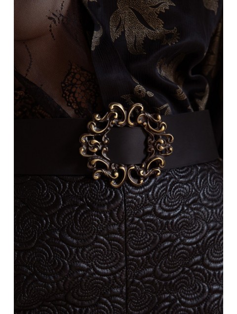 NIDODILEDA Spictor Belt Δερμάτινη Ζώνη 