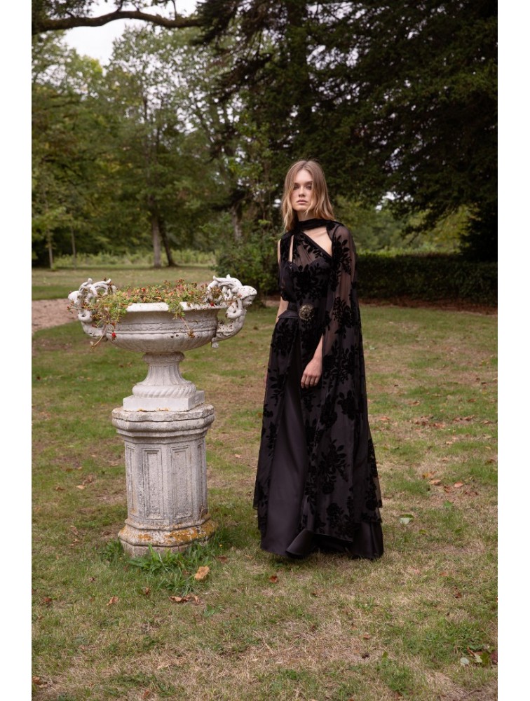 NIDODILEDA Thalia Capelet Βελουτέ Κάπα