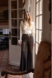 NIDODILEDA Time Flares Μαύρη Παντελόνα