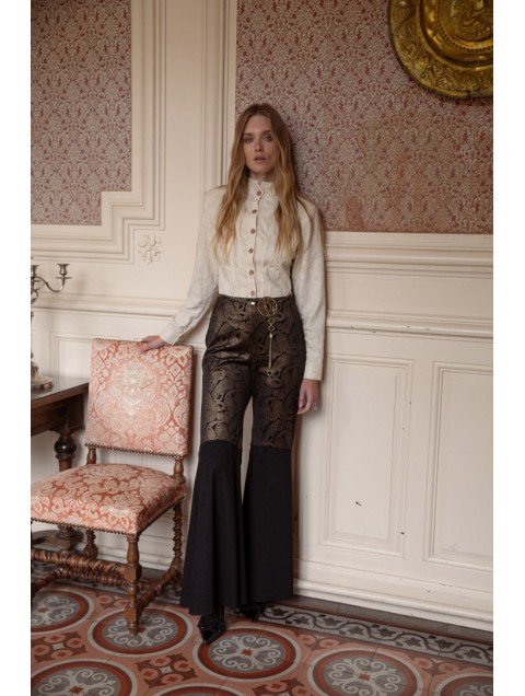 NIDODILEDA Time Flares Μαύρη Παντελόνα