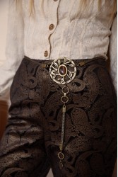 NIDODILEDA Time Flares Μαύρη Παντελόνα