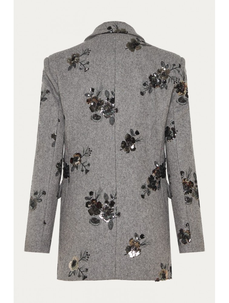 NIDODILEDA Vivienne Blazer Γκρι Σακάκι