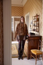 NIDODILEDA Warrior Top Dress Κροσέ Βελουτέ Μουσταρδί Top Dress