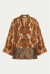 NIDODILEDA Warrior Top Dress Κροσέ Βελουτέ Μουσταρδί Top Dress