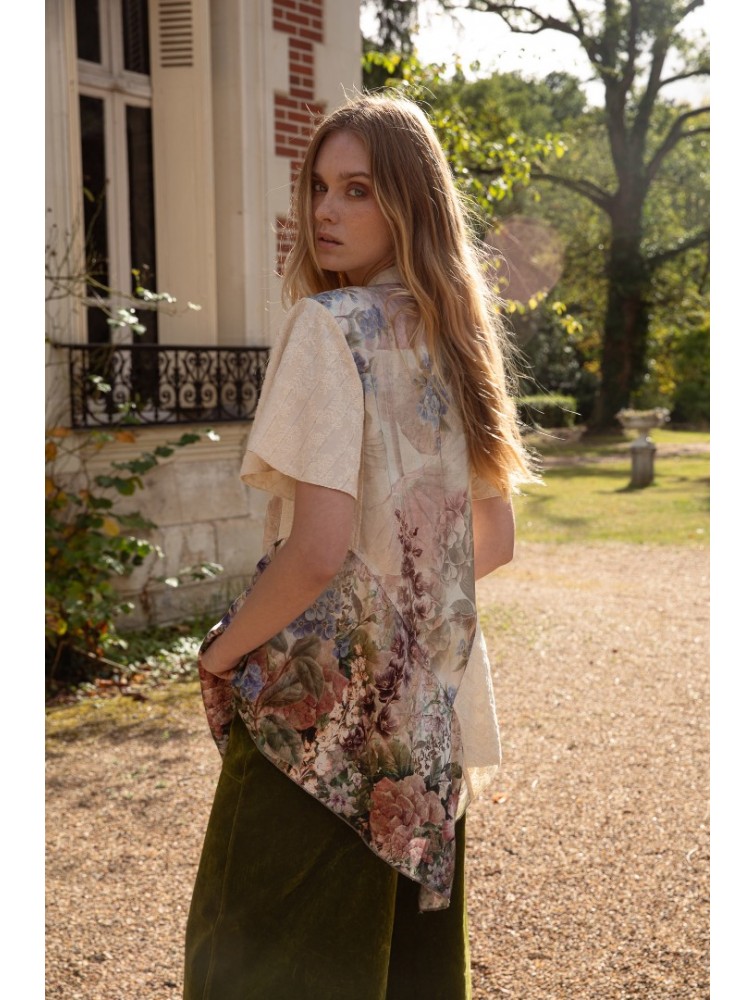 NIDODILEDA Wind Shirt Φλοράλ Πουκάμισο